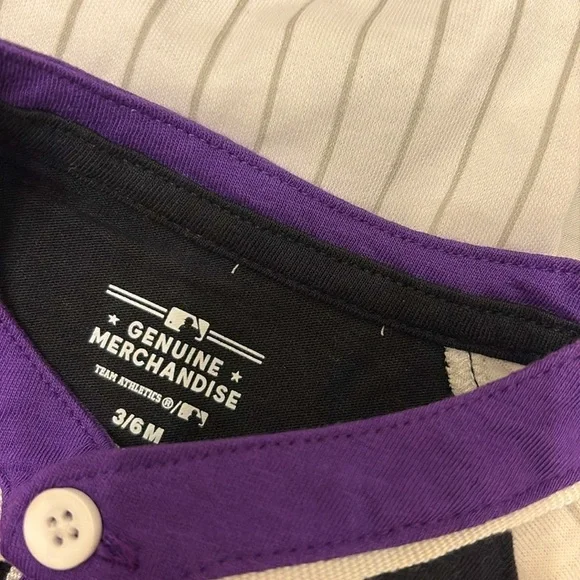 NEW [MLB] Colorado Rockies Growth Stage Onesie Lot of 4, Baby 0/3 & 3/6 Months - Picture 6 of 7